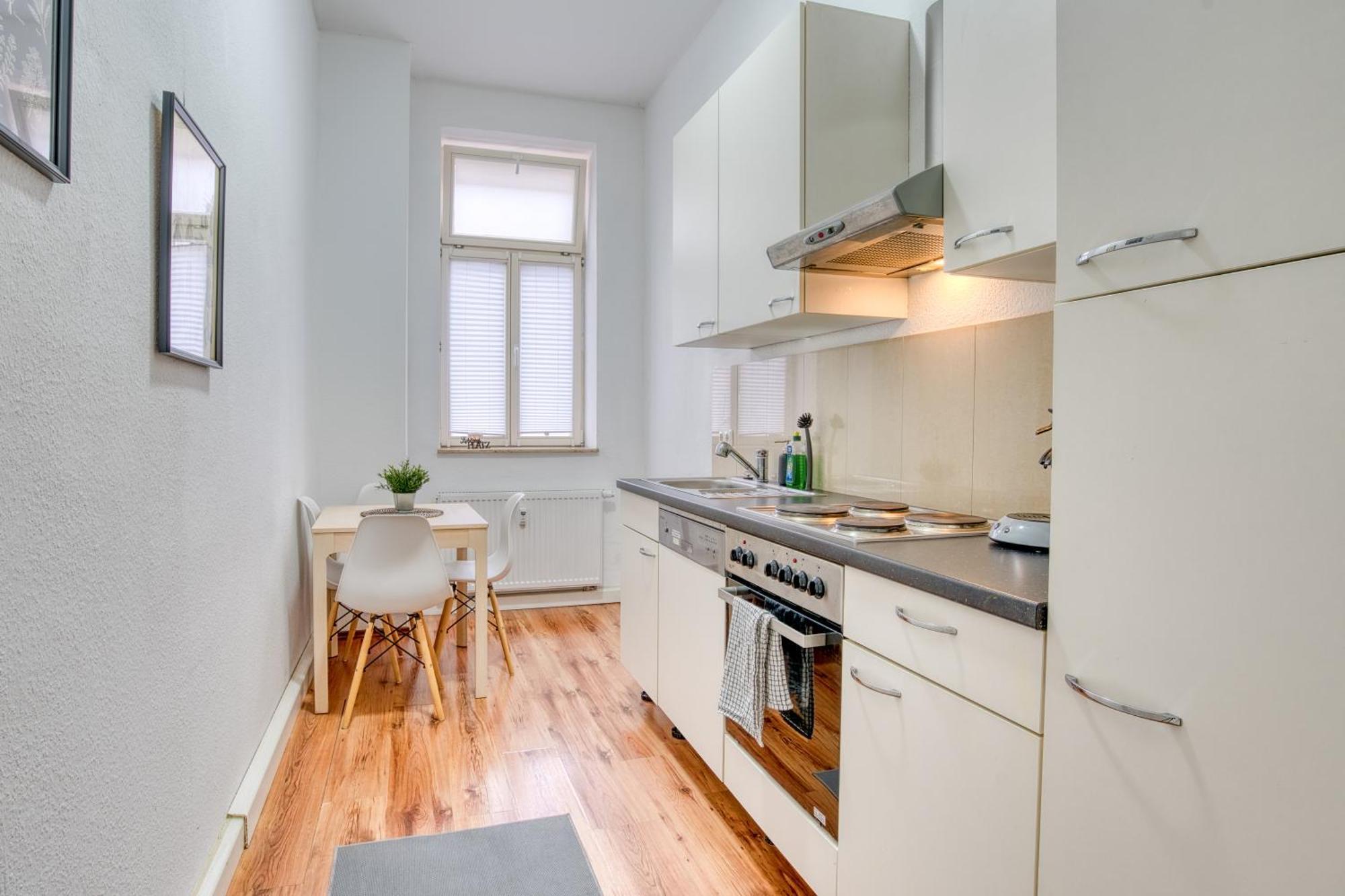 Ferienwohnung Homy I Altbaucharme Netflix Und Wlan Leipzig Exterior foto